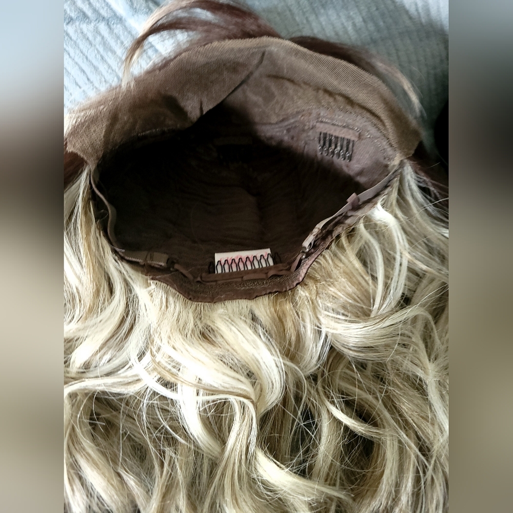 Chelsey Smith Crowns Wig! True Platinum Mixed W Medium Brown - Picture 13 of 14